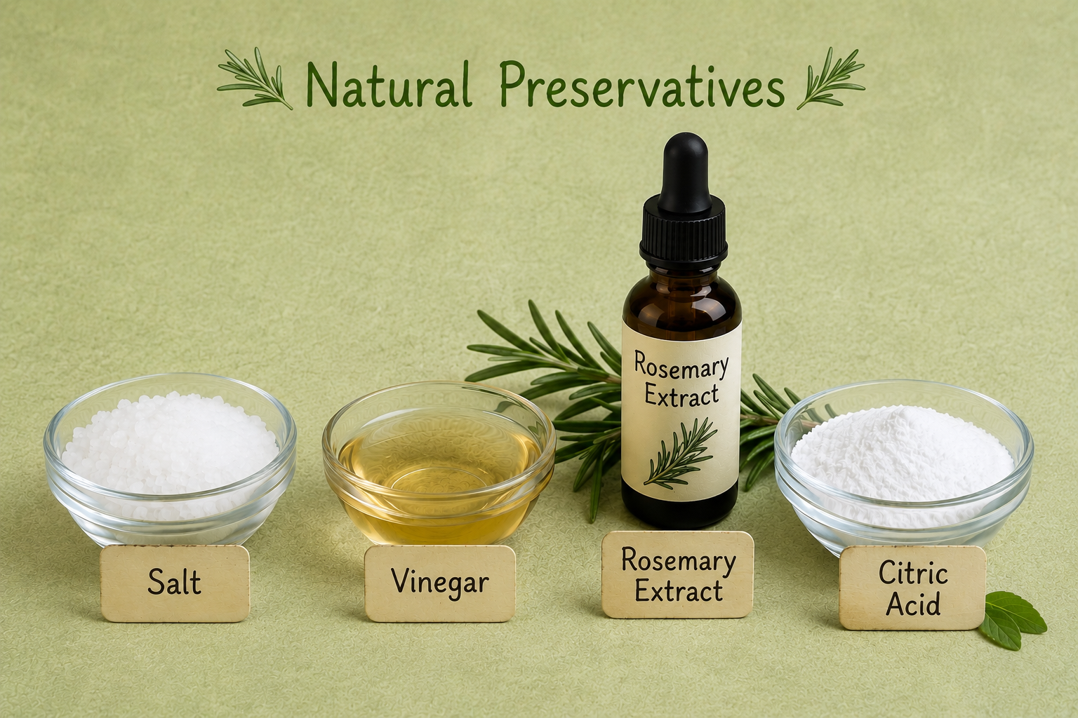 4 good natural preservatives